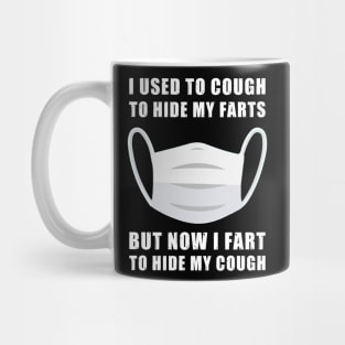 Funny Pandemic Face Mask Fart Design Mug